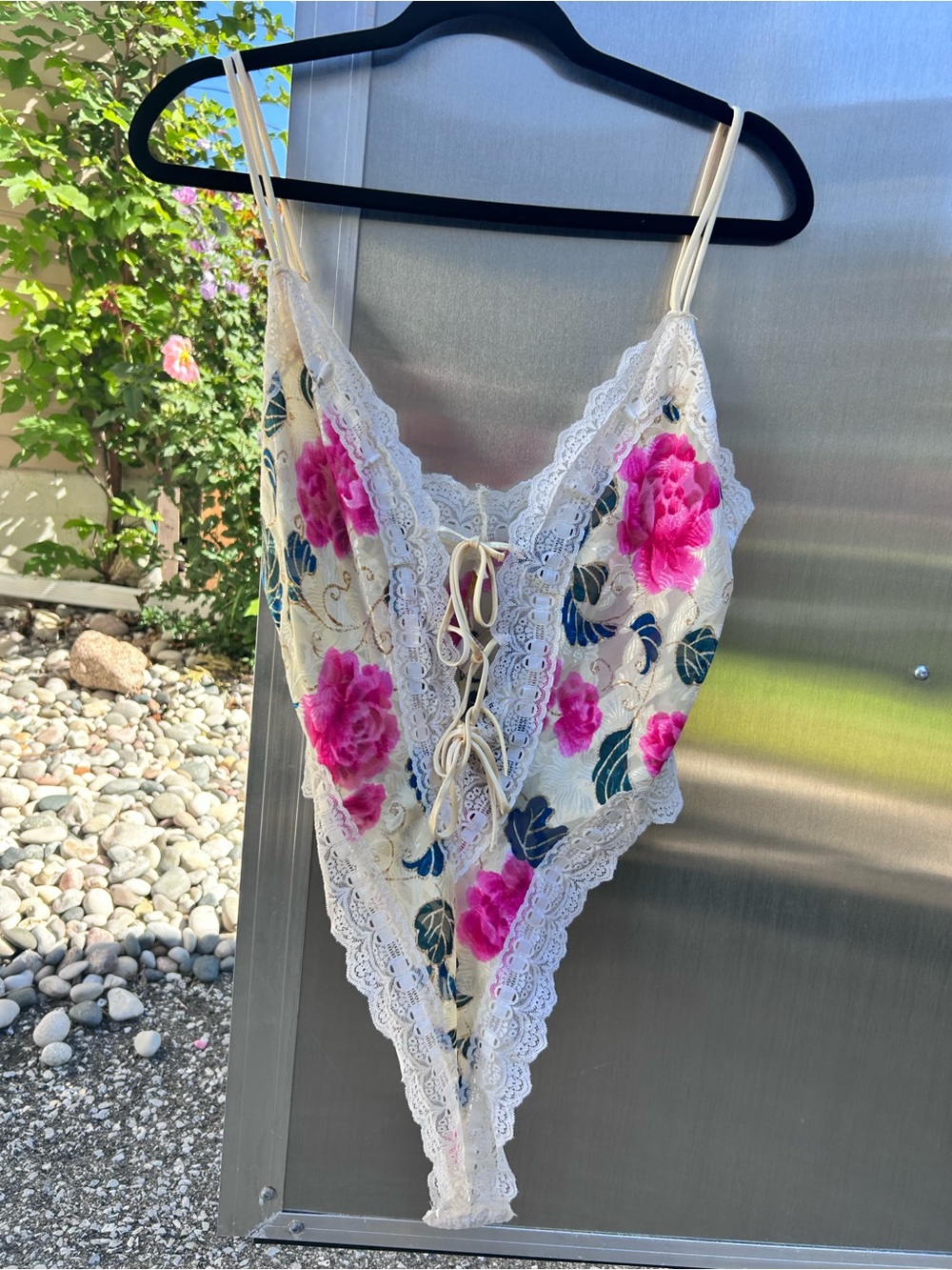 Victoria’s Secret GOLD LABEL floral teddy